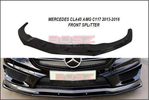 BOSZ - Front splitter V.2 voor Mercedes Benz CLA 45 AMG C117 2013-2016 (PREFACE) 