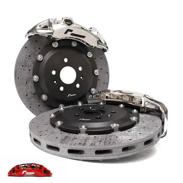 BRAKE CALIPER AND CARBON-CERAMIC DISC 380MM FLOATING 6 POT -RED