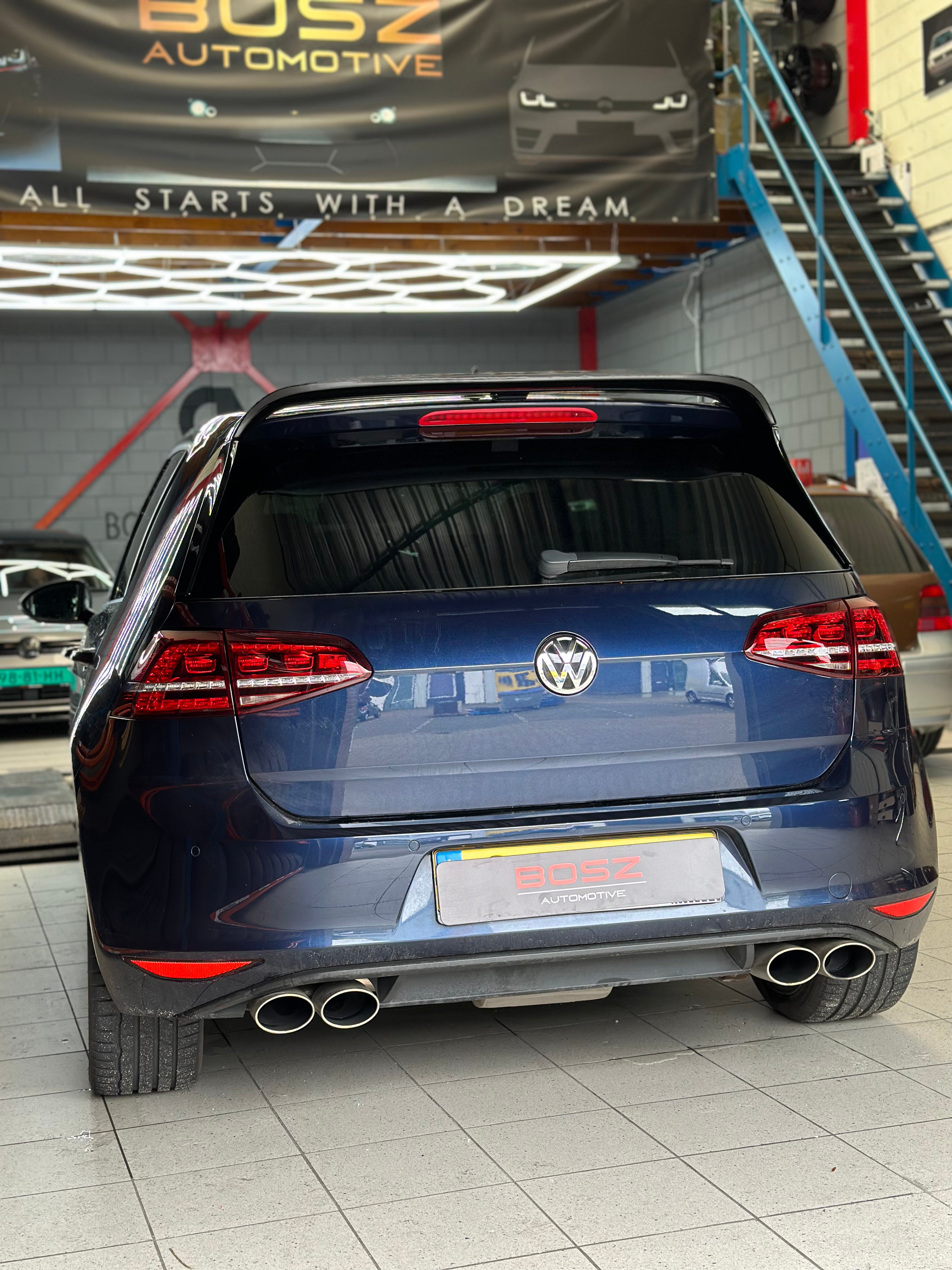 VW Golf 7 GTI clubsport style dakspoiler achterspoiler 2013-2020
