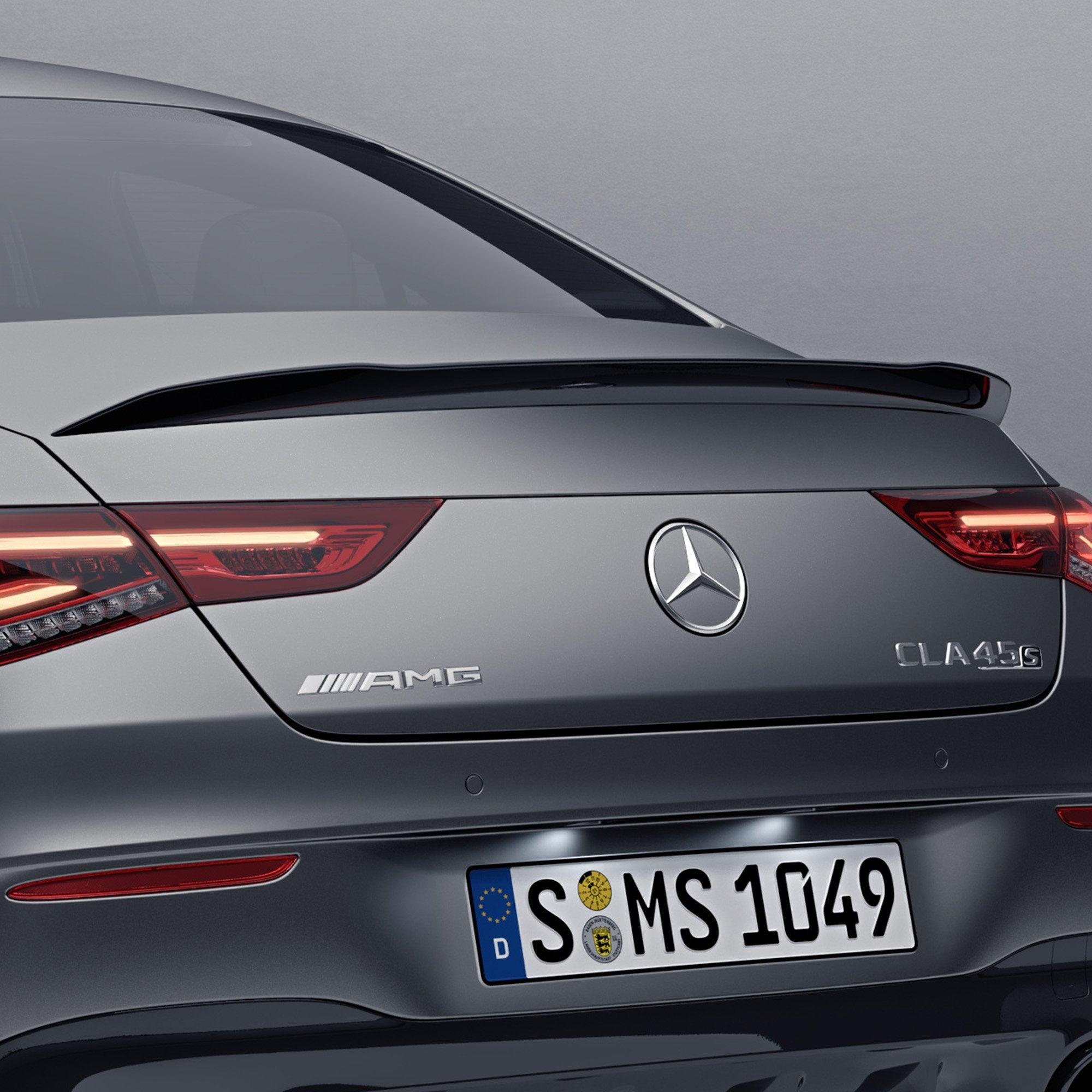 Mercedes-benz CLA klasse C118 zwart hoogglans kofferbak spoiler AMG