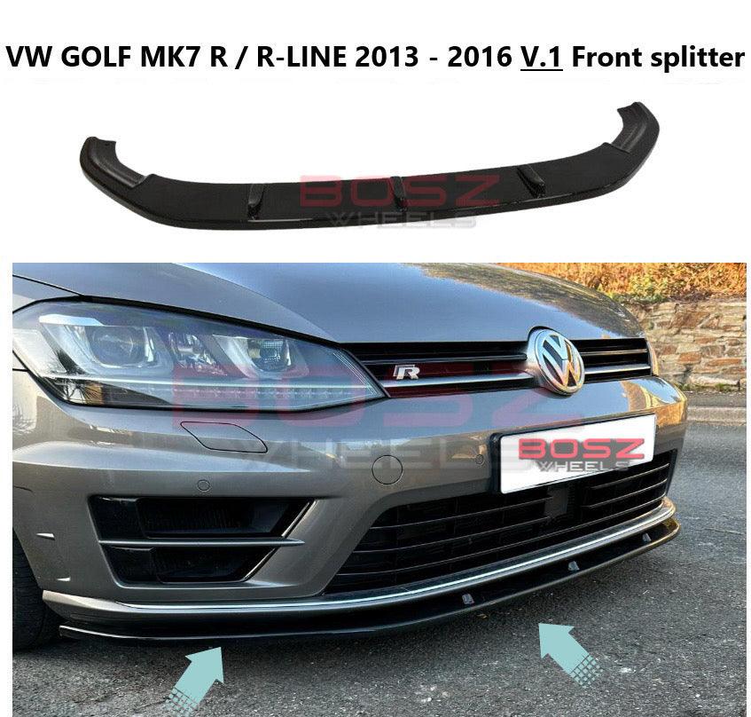 BOSZ - FRONT SPLITTER VW Golf 7 MK7 R20 R-LINE 2013-2016 V.1