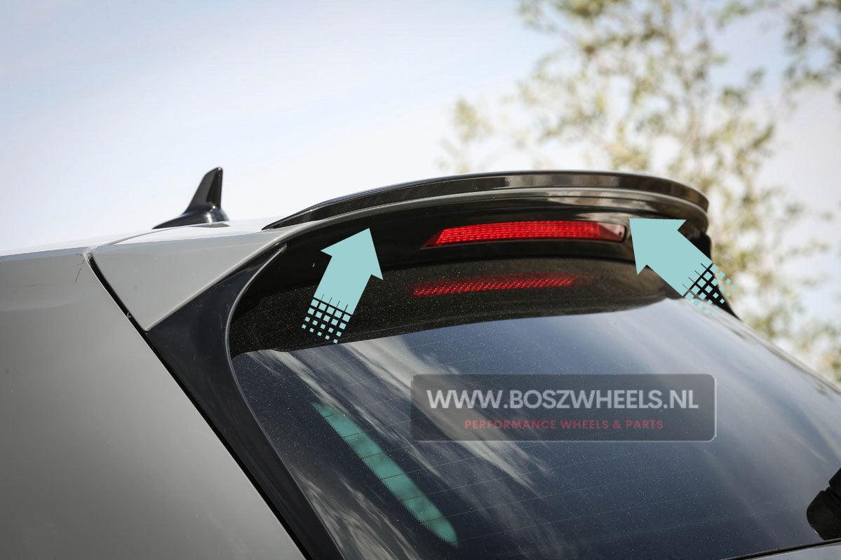 TCR dakspoiler glans zwart voor VW GOLF 7/ 7.5 GTI GTD GTE R R-LINE 2013-2020