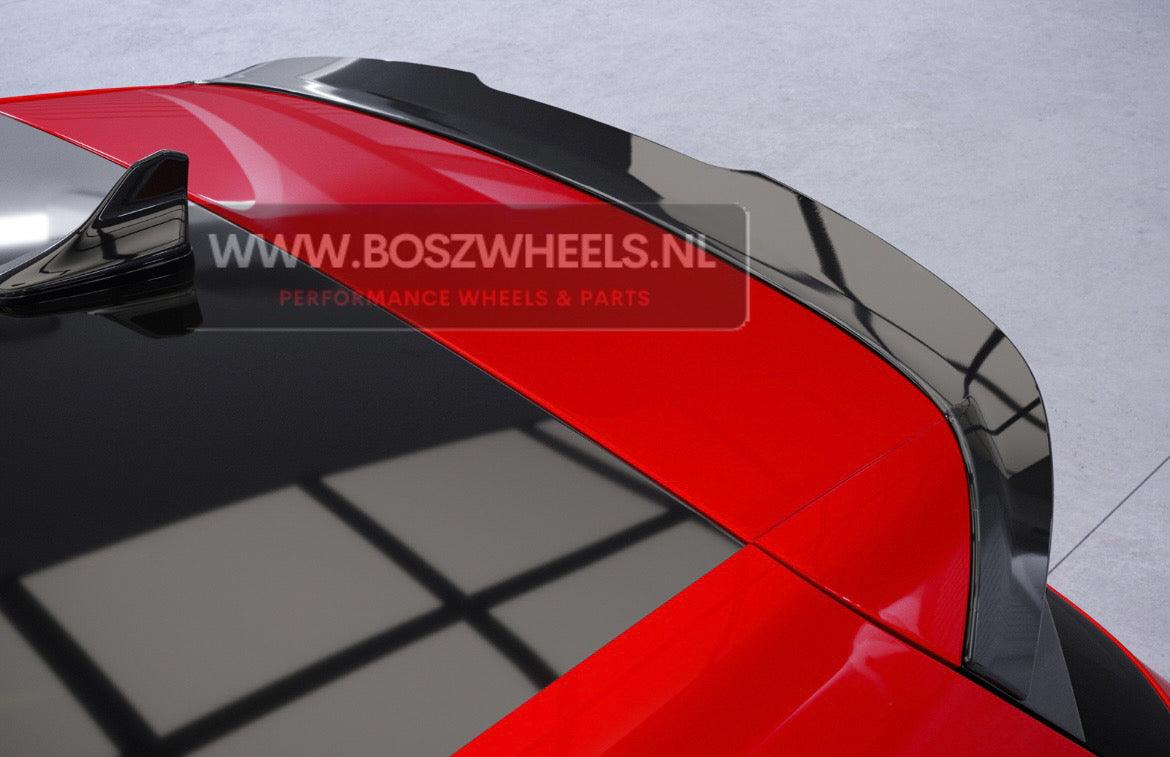 Volkswagen golf 8 GTI GTD GTE R R-LINE dakspoiler kofferbak glans zwart