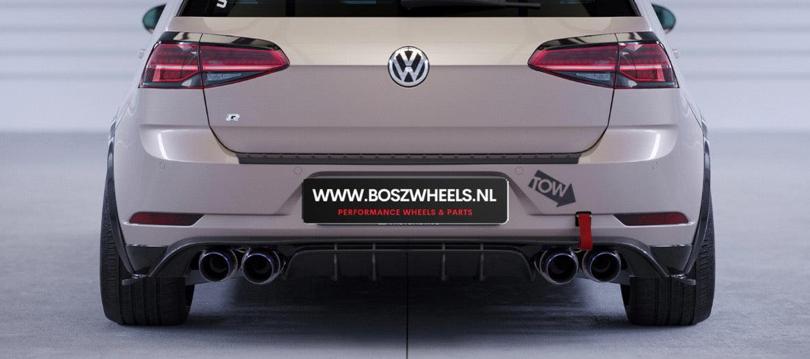 Aggressive Diffuser voor Volkswagen Golf 7.5 Facelift / R / R line / G…